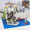 Package P14 Resort Island Medieval Castle Building Granular Building Block Toy Roman