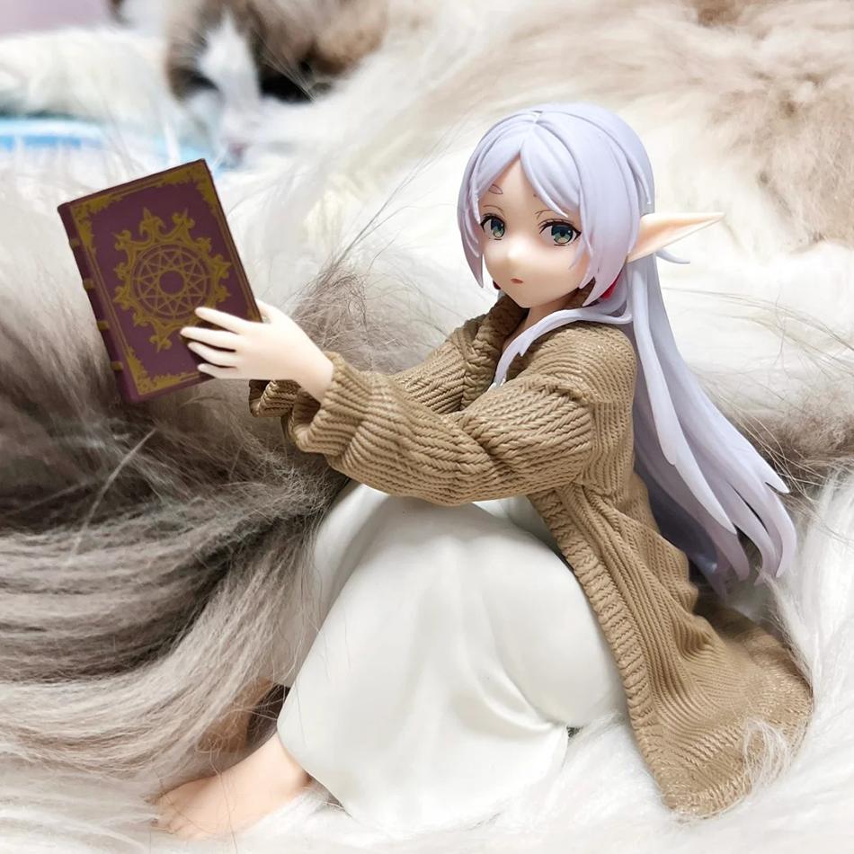 13CM Frieren Beyond Journey's End Frieren Anime Figure Desktop Cute Homewear Frieren Action Figure Figurine Model Doll Toy