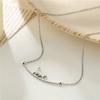 Cute Animal Walking Cat Pendant Necklace for Women Girls Stainless Steel Jewelry Gift