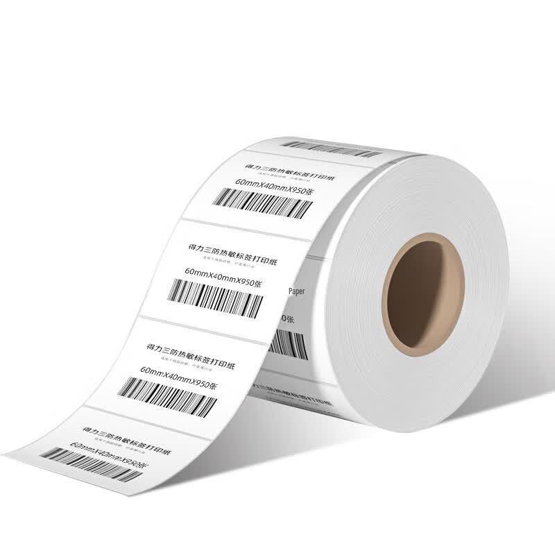 Deli 3-Proof Thermal Label Paper 60x40mm