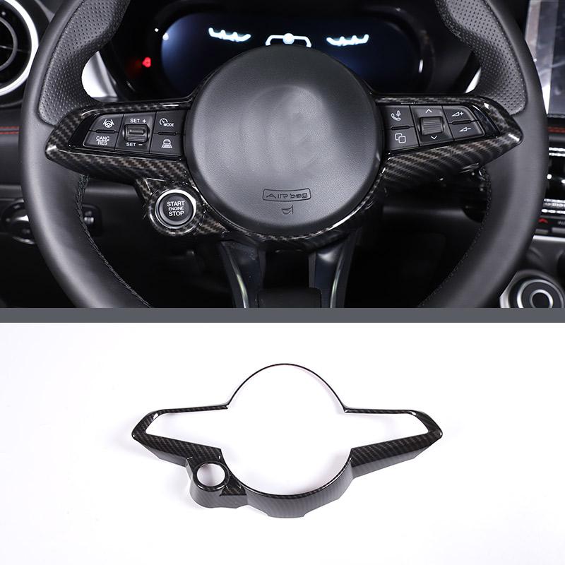 ABS Carbon Fiber For Alfa Romeo Stelvio 2017- Car Interior Trim Sticker Accessories Car Modification Car Styling