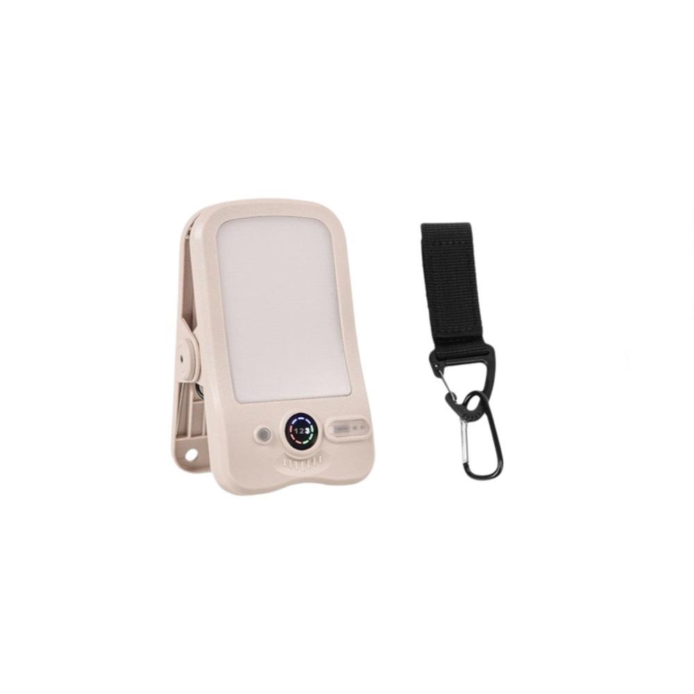Digital Display Solar Camping Clip Light Long-Lasting Lighting Ultra Long Endurance Portable Camping Light Rechargeable
