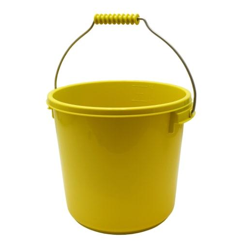 

Entec PO-13A Yellow PP Bucket, 13L, No Lid, PO13AY