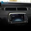 Real Soft Carbon Fiber for Chevrolet Camaro 2013 2014 2015 Accessories Interior Trim Car Air Conditioning Switch Panel Sticker
