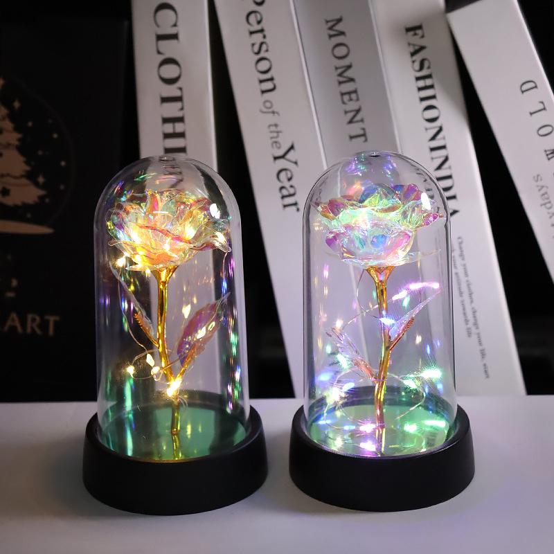 

Fairy Led Enchanted For Beauty Flexible Lights String Gold Home Thin With Flower Day Plastic Eternal Wedding Flowers Galaxy Foil White Flower разноцветный