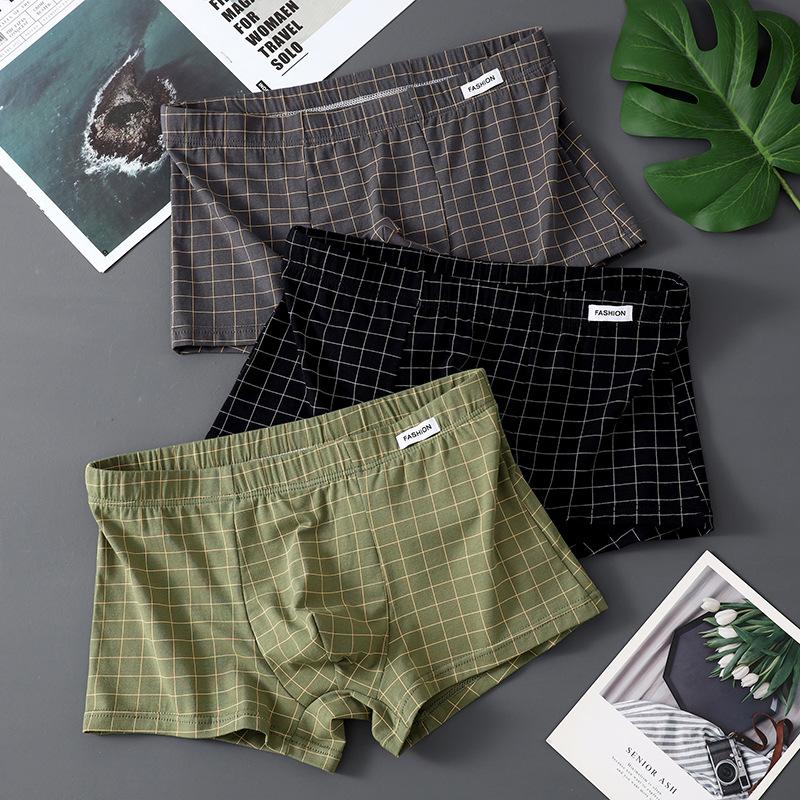 Mens Briefs Mens Pants Home Pants Panties Fat Pants Loose Boxers Breathable Boxers Men'S Loose Underwears