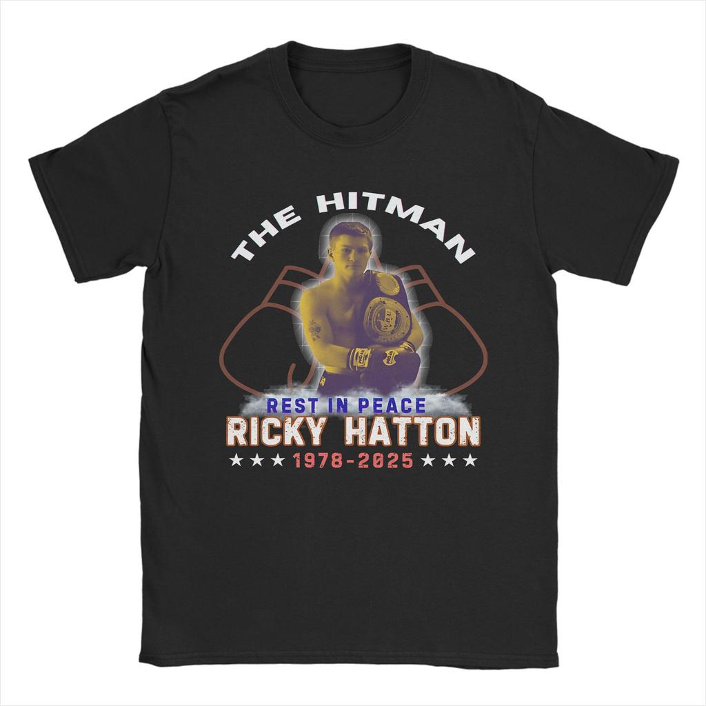 Graphic Printed Ricky Hatton T Shirt For Unisex 100% Cotton T-shirts Short Sleeve Clothing