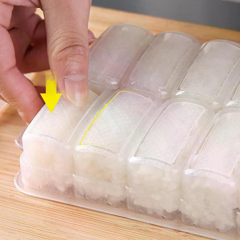 5/10 Fächer Reiskugelform Sushi Antihaft-Druck-Aufbewahrungsbox Mittagessen Werkzeug DIY Hausküche Klare Onigiri Formen