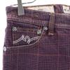 PT05 Glen Check Cropped Pants W28 Pink Button Fly Men's Used