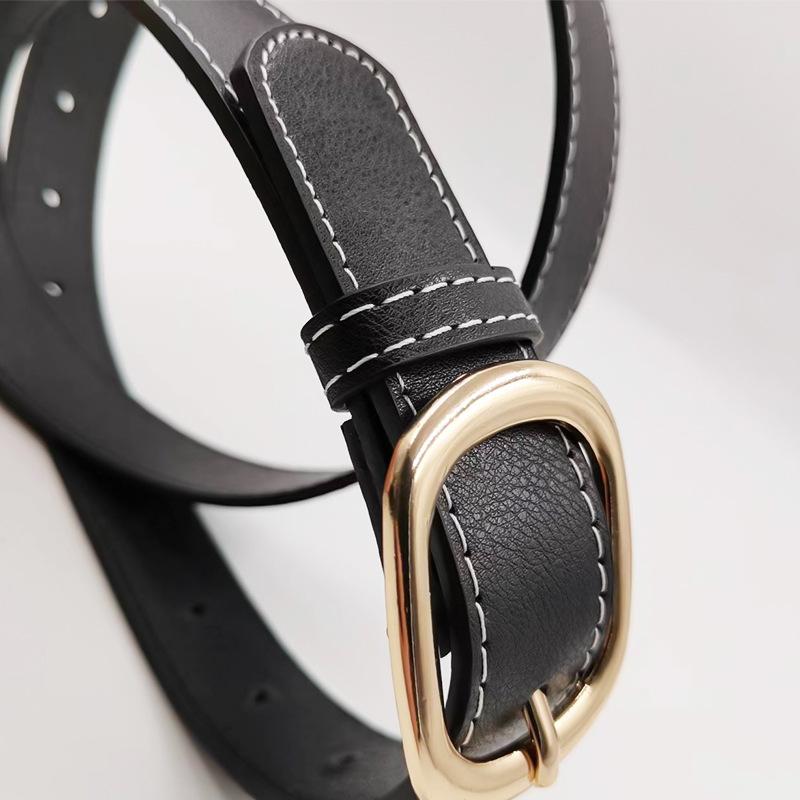 Women's Jeans Belt with Casual Simple Women's Belt Korean Style Dress Decorative Belt