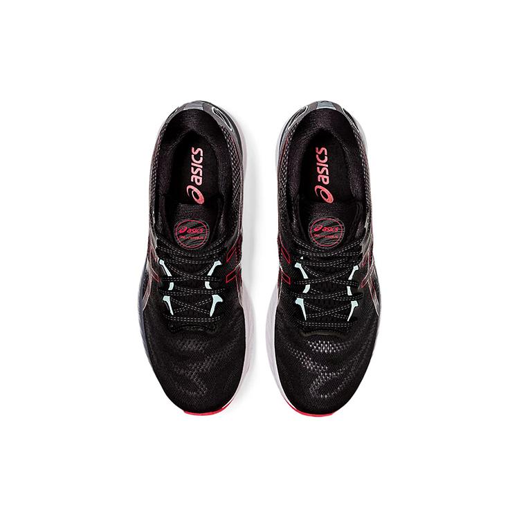 ASICS Gel Nimbus 23 2E Wide 'Black Electric Red' 1011B006-007