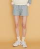 MAYOL Color Block Lounge Shorts_Dusty Blue
