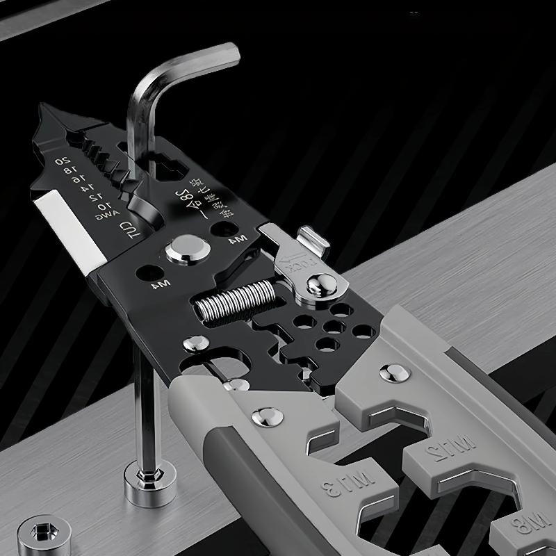28 In 1 Professional 8-inch Wire Stripper/wire Crimping Tool, Wire Cutter, Wire Crimper, Cable Stripper, Wiring Tool