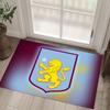 Aston Villa Futbol Tasarım Kristal Kadife Halı Rahat Non?Yatak Odası Oturma Odası Girişi İçin Kaymaz Desenli Halı