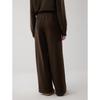 ELLE 2025 Winter French Drape Wide-Leg Trousers with Elastic Waist