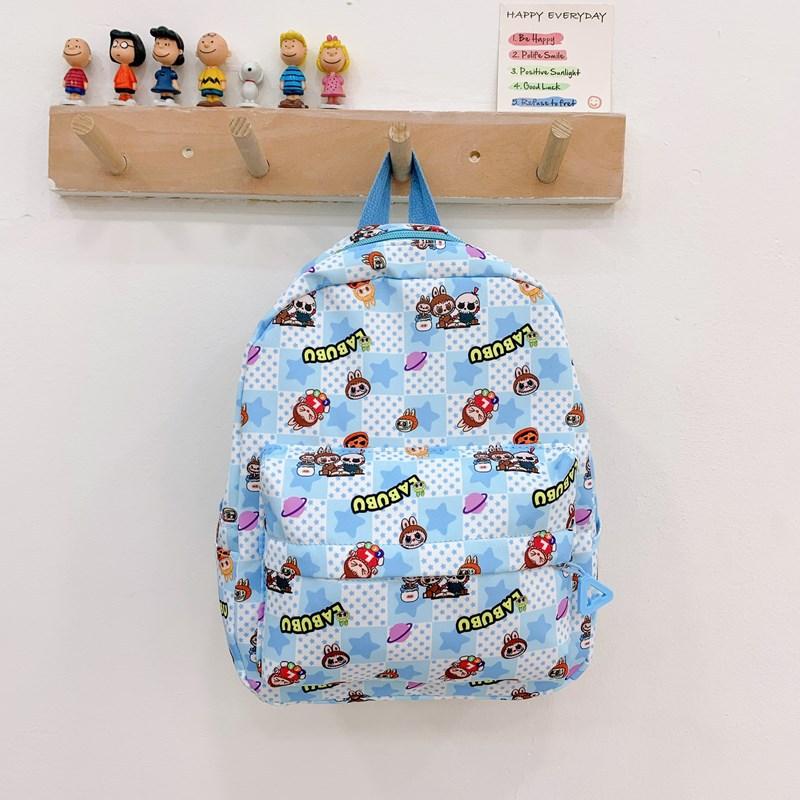 Kindergarten Primary School Students Schoolbag Cartoon Animation Cute Printed Boys And Girls Backpack Children'S Backpack
