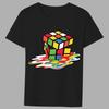 Fashion T-shirt Men's Classic Black 3D Printing Pattern Series All-match Casual Simple O-neck Commuter Comfortable Top T-shirt