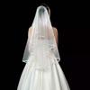 Bridal Veil Comb with Adjustable Curvature Multi-Layer Design Curved Hair Comb Weddings Parties Photography Veil