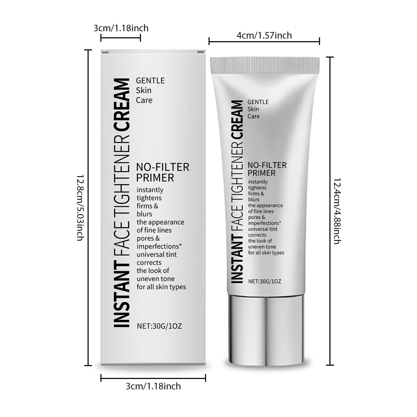 

Праймер без фильтров Контроль жирности Увлажнение Упругость Разглаживание Уменьшение покраснений Улучшение тусклости Питательный Праймер Крем для макияжа 30g