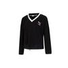 Sweatshirts Women's Black V Neck Moderate Other 537524-01