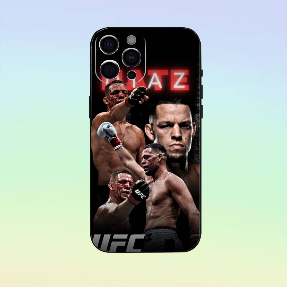 

Чехол для телефона Нейта Диаса Для iPhone17,16,15,14,13,12,11 Plus,Pro Max Мягкий черный чехол iPhone15
