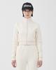 Fdr Crop Essential Zip Up_Cream