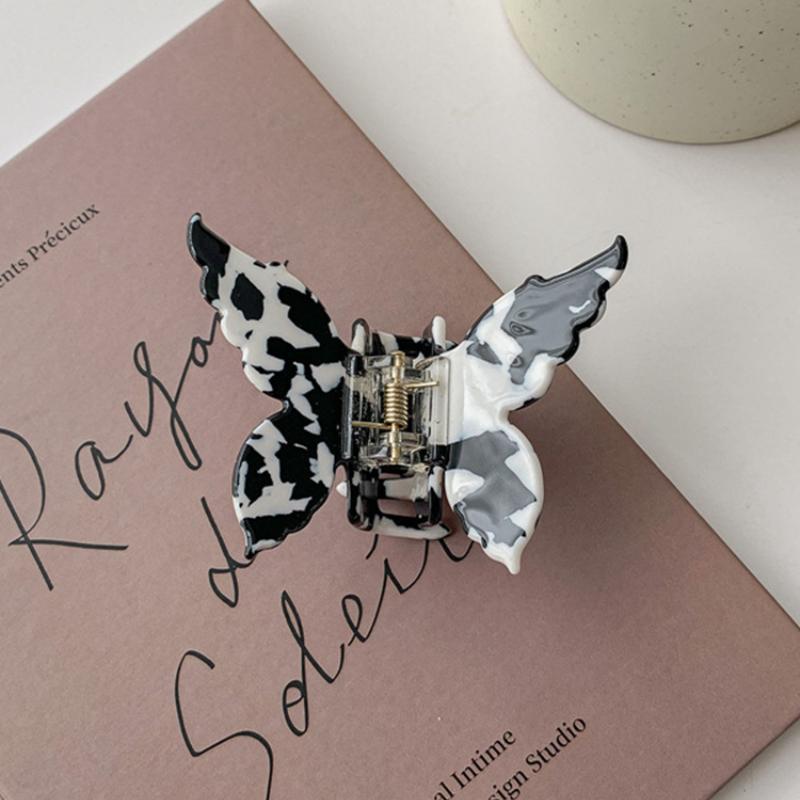 France Sweet New Solid Bow Hairpin Women Fashion Brief Contrast Color Grasping Clip Female Elegant Korean Cute Colour Hair Decorations Girl