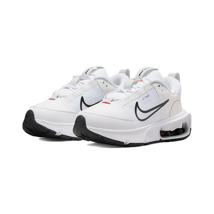 Nike Air Max INTRLK Cushioning, Wear Resistant Low Top Kids Lifestyle Shoes White Black Children Aged 3 7 Years Old DC9289-100