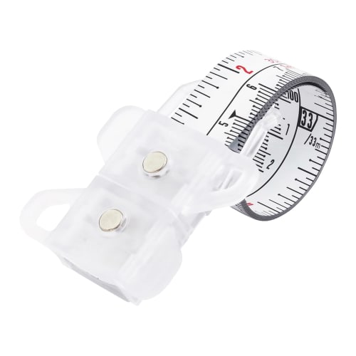SK Spiral Tape Measure, 19mm x 2.1m, Shaku Equivalent Graduations, White, SMT-1920SWH