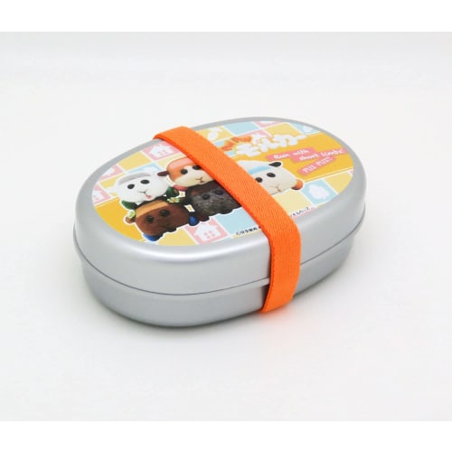 PUI PUI Molcar Aluminum Children's Lunch Box, Medium, with Divider, AL-5