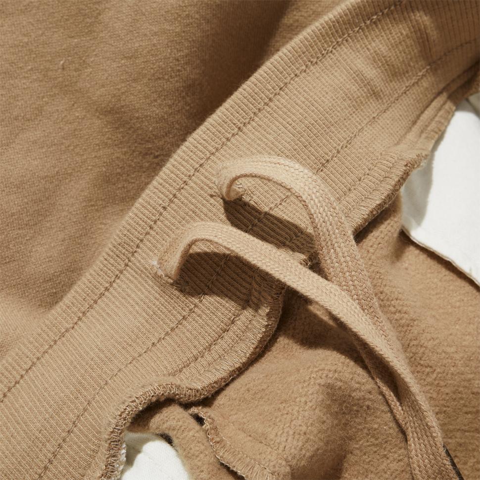 BRIAN BERRY Fleece-Lined Sweat Pants_Camel