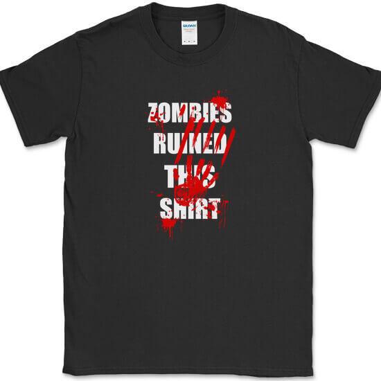 Zombies Ruined This Shirt T-Shirt Gildan
