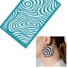 Clay Stencils Flower Style Non-Adhesive Silk Screen Printing Stencils Reusable Mesh-Stencils Transfer for Earring Making