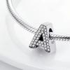 Charms Fit Original Bracelet A-Z Alphabet Charms Beads 925 Silver 26 Letters Charm for Women Girl DIY Fine Jewelry Gift