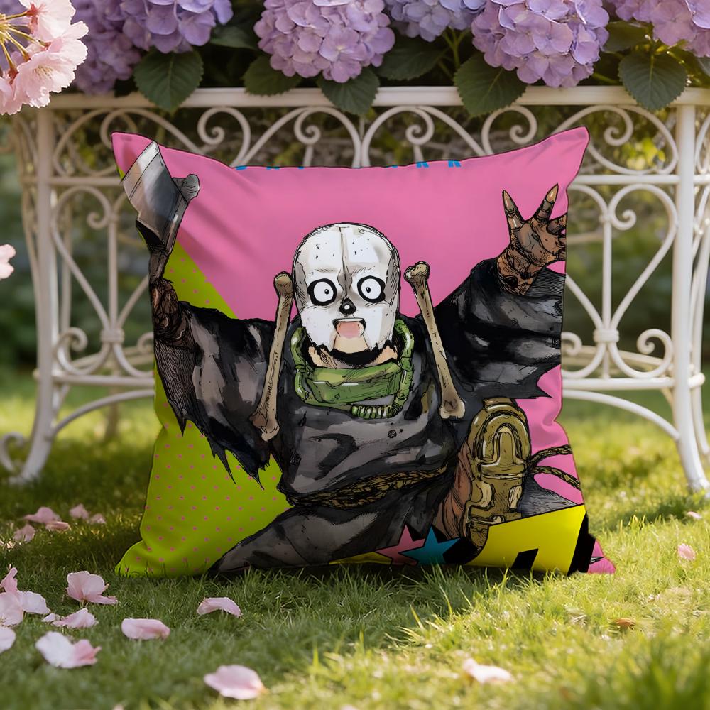 AnimeDai D-Dark Cushion Cover Home & Car Dual-Scene Pillow Cover: Reversible for Premium Comfort