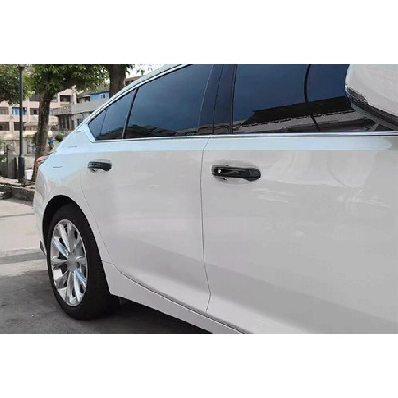 Black Outside Door Handle Cover Trim Fit For Cadillac CT5 CT5-V Luxury 2020-2024
