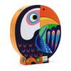 DJECO Silhouette Puzzle the Jigsaw Bird Stylish and Perfect for Home Ages Boys and and Perfect Gift for Sports and Long Autumn "Coco Toucan" 24-Piece