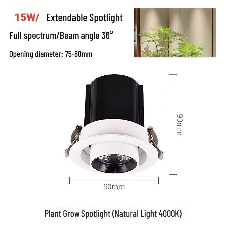 Telescopic Indoor Plant Grow Light for Greenery and Home Decor
