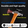 Car Bump Repair Alloy Steel Shaping Hammer Wooden Handle Leveling Hammer Seamless Repair Tool Sheet Metal Repair
