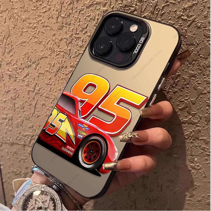 Hot Cars Lightning McQueen 95 Phone Case For iPhone 17 16e 16 15 14 13 12 11 Mini Pro Max X XR XSMAX Air Plus Anti Fall Matte