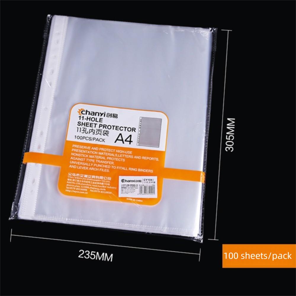 Waterproof Display Book PP Ring Binder Folder New Binder Folders Office прозрачный
