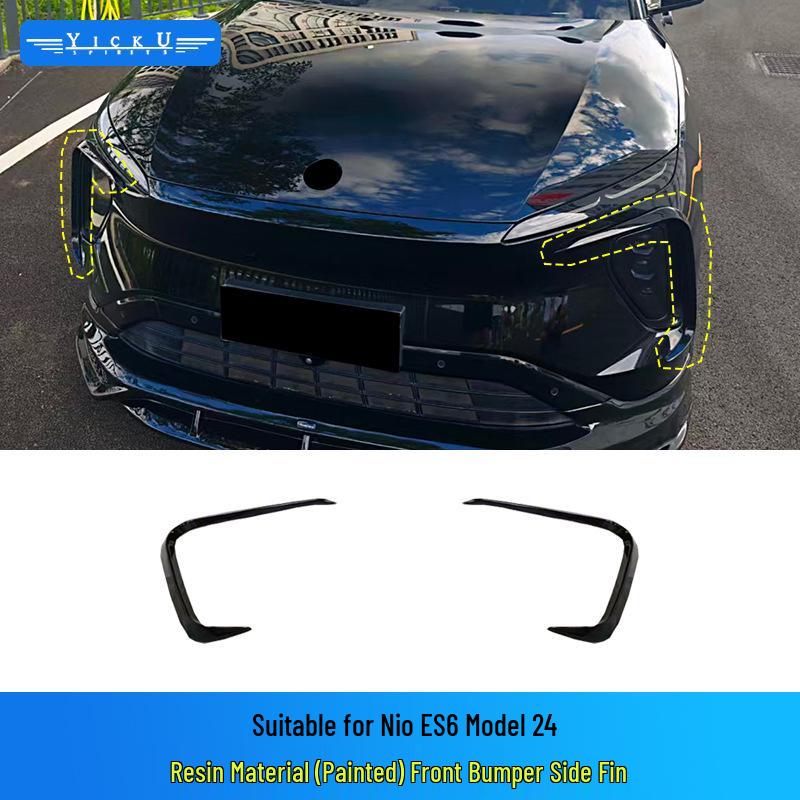 NIO ES6 Upgrade: Pluto Bright Black Aero Kit (Front Lip, Rear Lip, Tail Wing, Top Wing) for 2023-2024 Models