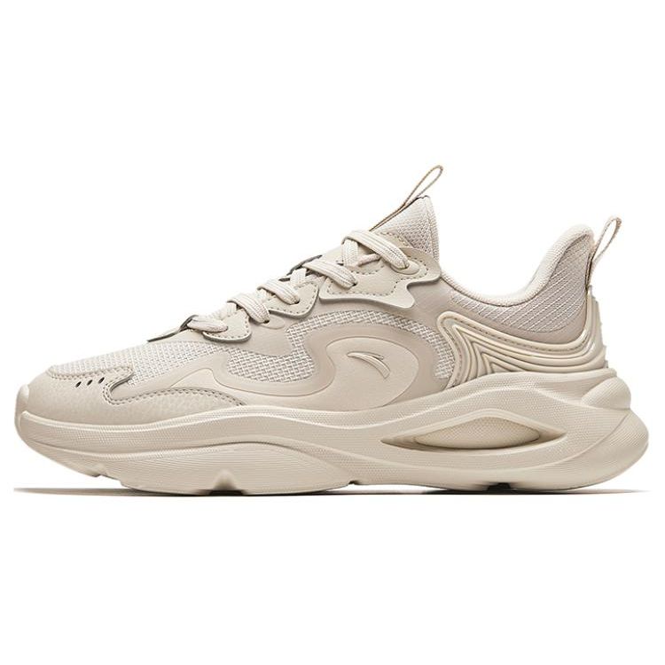 ANTA Women Trendy Casual Dad Shoes Oatmeal Light Grey 122418840-2 35.5