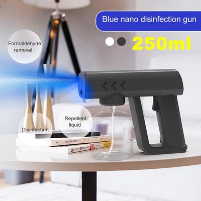 El Tipi Püskürtücü Sprey Tabancaları Nano Sis Püskürtücü Dezenfektan Makinesi 250ml Kablosuz Elektrikli ULV Sisleyici Ofis/Bahçe İçin Püskürtücü