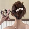 Vintage Smirk Bead Twist Clip One Line Haarspange Damen Hinterkopf Bun Grab Clip 2024 Neue Premium Haarschmuck