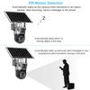 LS VISION Kamera solarna 4K 8MP 4G/WiFi z podwójnym obiektywem i podwójnym ekranem, zasilana bateryjnie, CCTV, wykrywanie ruchu, śledzenie ludzi, kamery monitoringu
