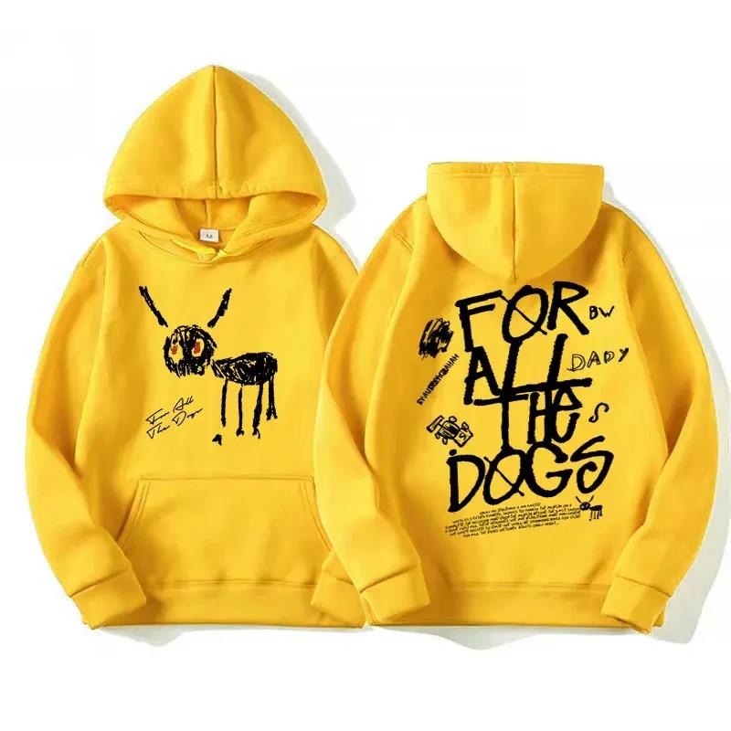 Herren Damen Mode Hip Hop Pullover Sweatshirt Vintage Streetwear Hoodie Rapper Drake Neues Album für All The Dogs Grafik-Hoodies