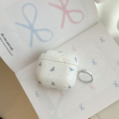 Polka Dot Bow for AirPods 1 /1 Protective Case Pro1 Wireless Bluetooth 1/1st Generation Earphone Case Pro1