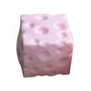 5cm Cheese Squeezed Cube Crunchy TPR Fidget Toy Novelty Crackling Cheese Pinch  Office Desk Toy