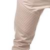 Winter Men Pants Drawstring Elastic Waist with Pockets Zipper Decor Joggers Loose Ankle-banded Solid Color Outdoor Trousers Pleated Sweatpants
